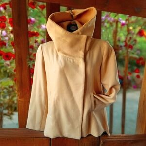 Luii Fully Lined Cowl Neck Hooded Jacket